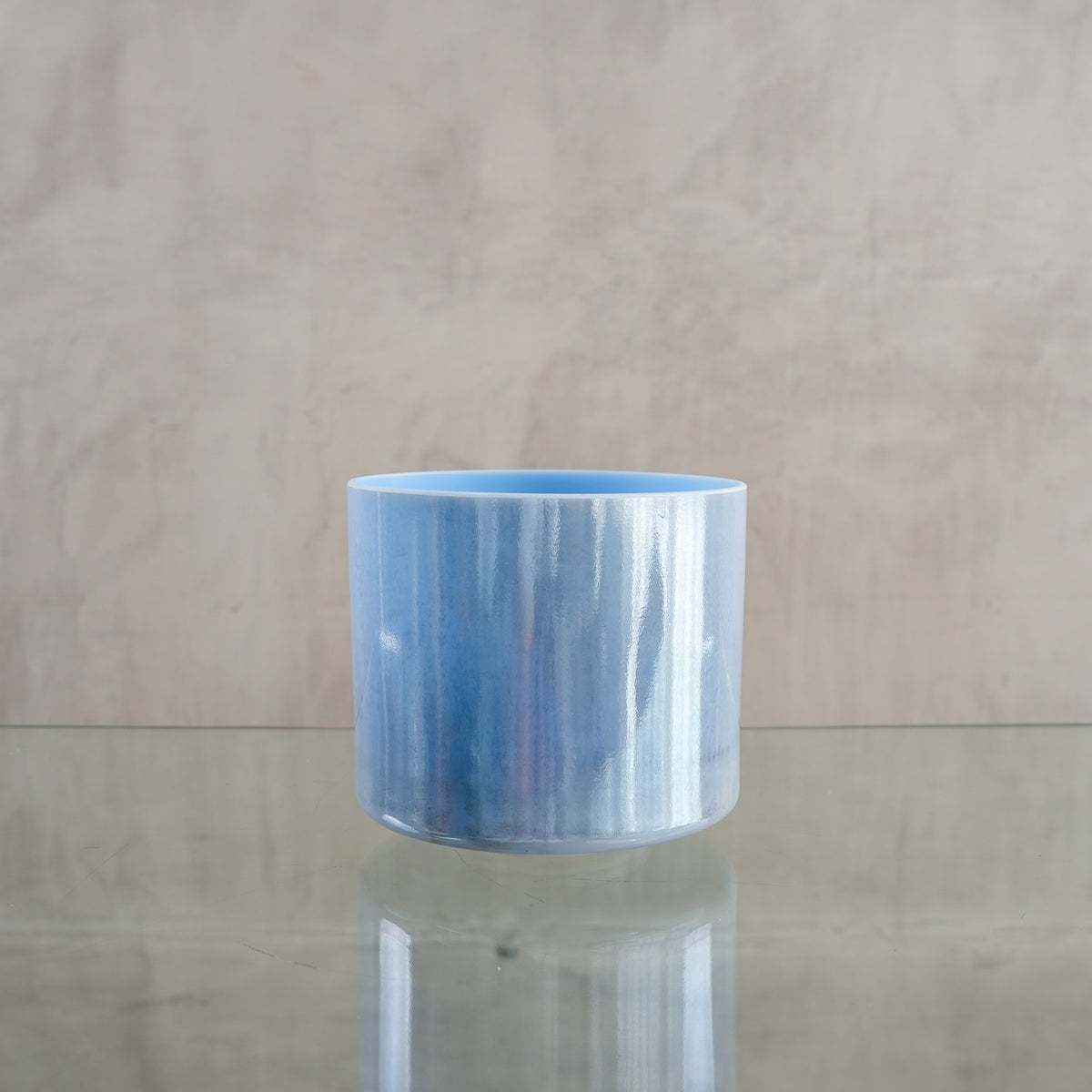 Crystal singing bowl 121308, alternate view
