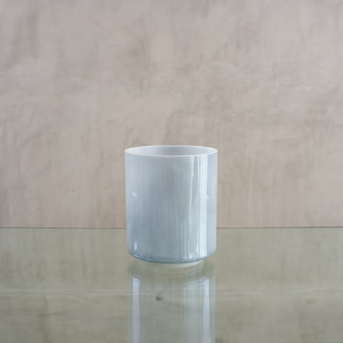 Crystal singing bowl 122838, upright view