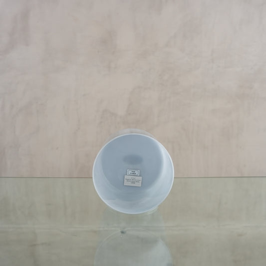 Crystal singing bowl 122838, facing view