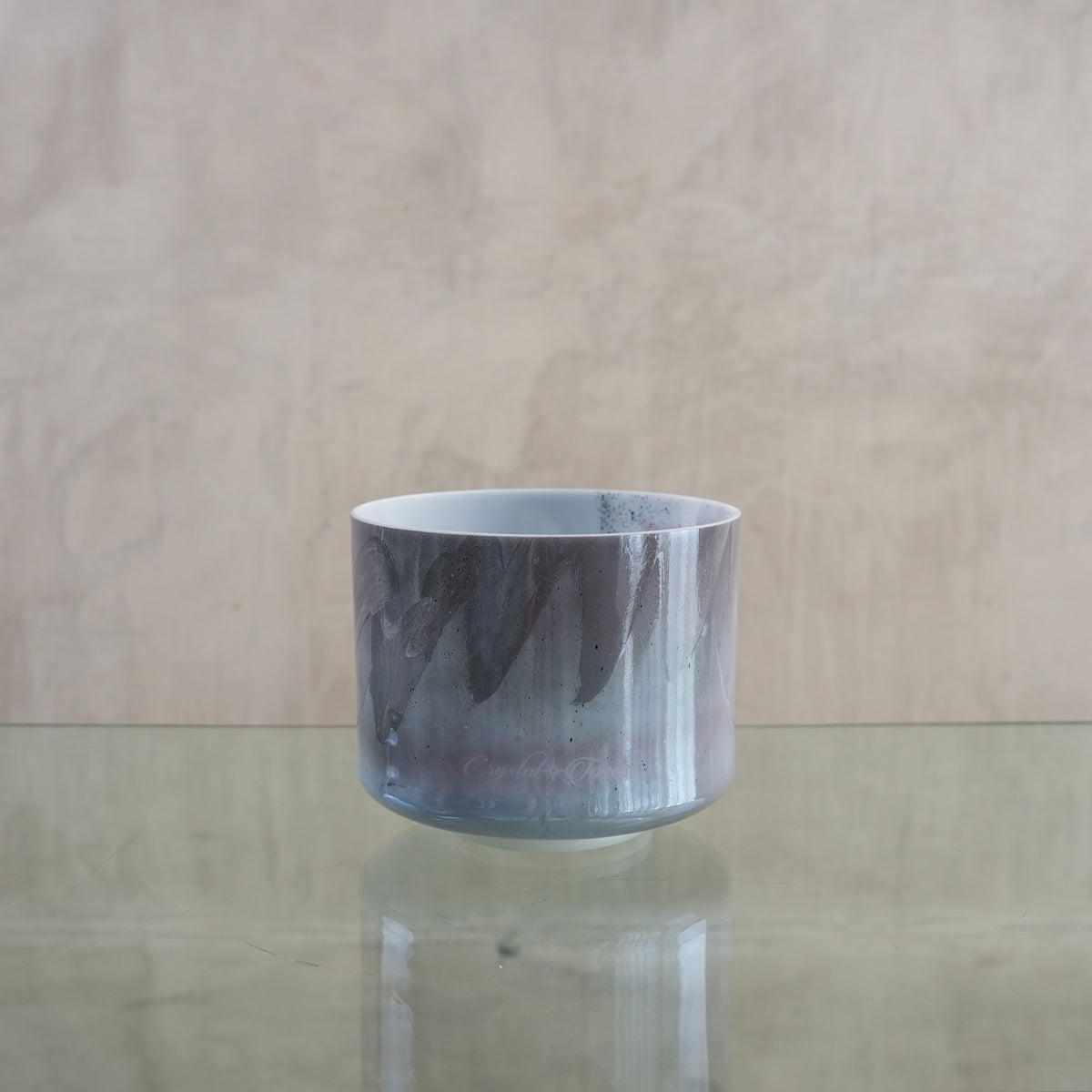 Crystal singing bowl 124298, alternate view