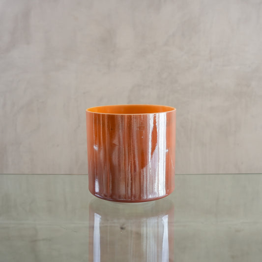 Crystal singing bowl 124832, upright view