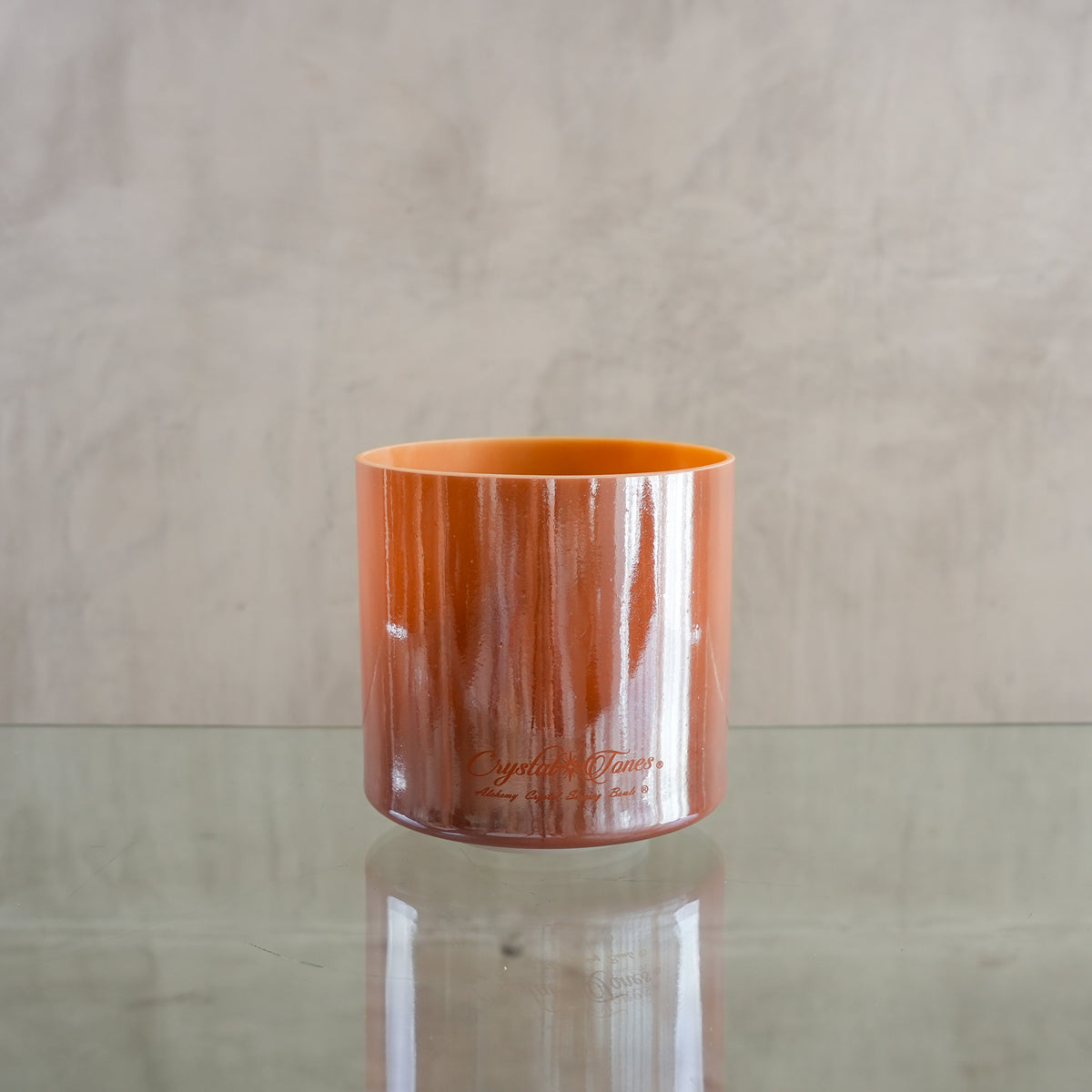 Crystal singing bowl 124832, alternate view