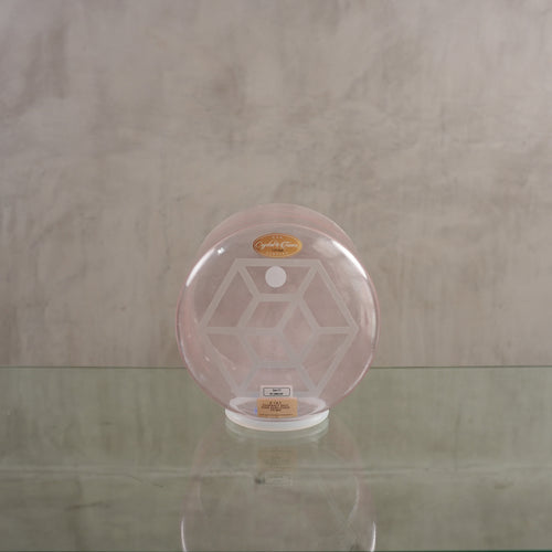 Crystal singing bowl 131466, back view
