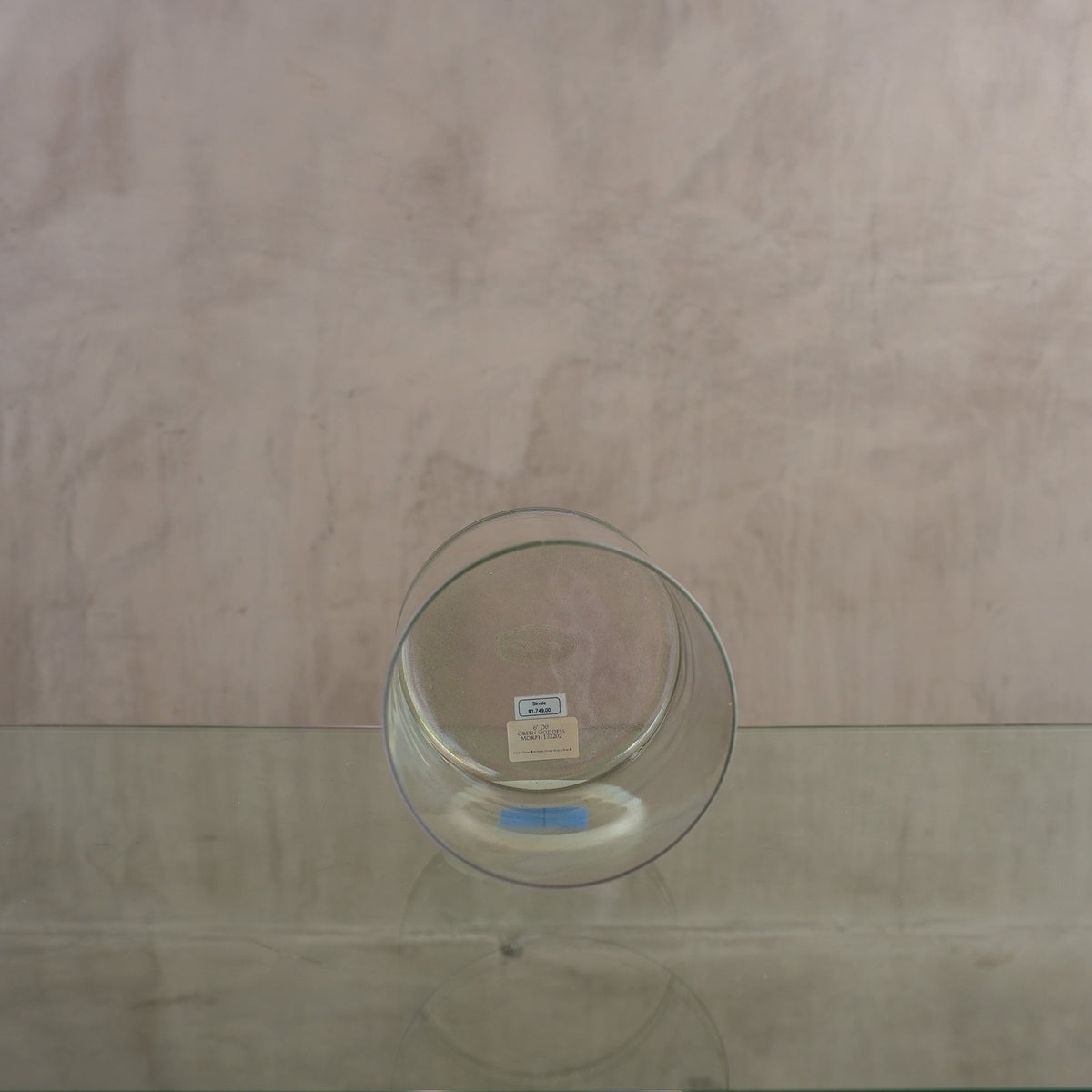 Crystal singing bowl 132202, facing view
