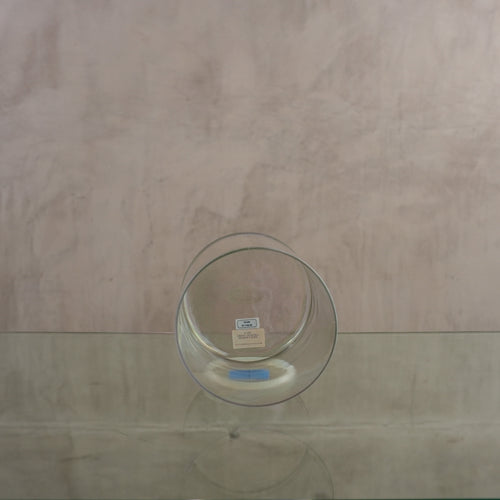 Crystal singing bowl 132202, facing view