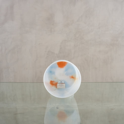 Crystal singing bowl 136347, facing view