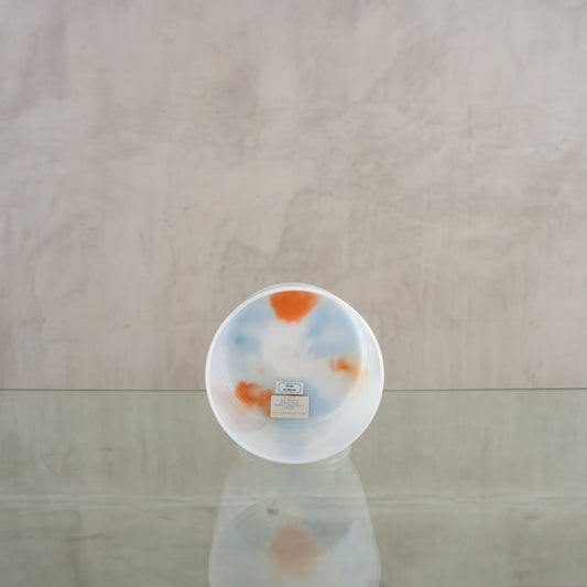 Crystal singing bowl 136347, facing view