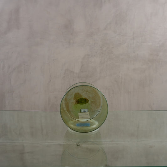 Crystal singing bowl 136770, facing view