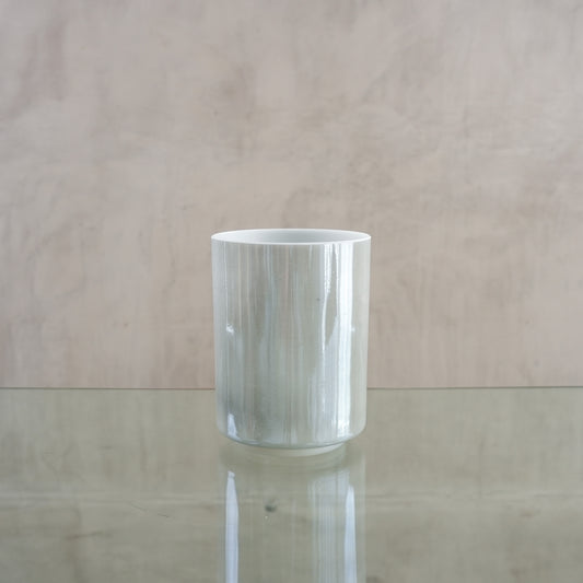 Crystal singing bowl 139613, upright view