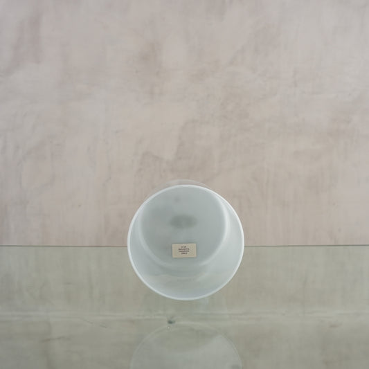 Crystal singing bowl 139613, facing view