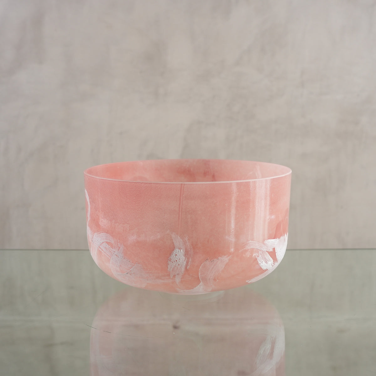 Crystal singing bowl 145286, alternate view