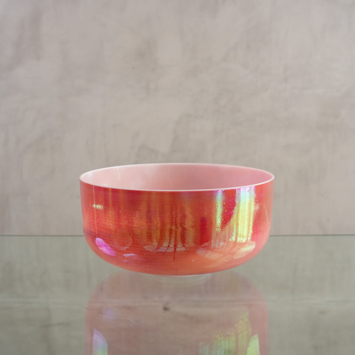 Crystal singing bowl 147975, alternate view
