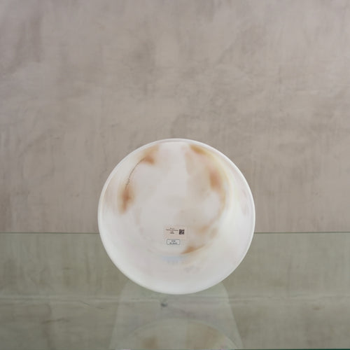Crystal singing bowl 150034, facing view