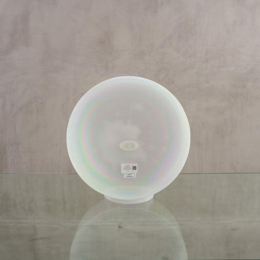 Crystal singing bowl 151949, facing view