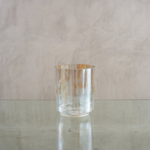 Crystal singing bowl 152376, upright view