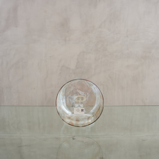 Crystal singing bowl 152376, facing view