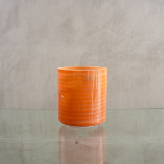 Crystal singing bowl 153245, upright view