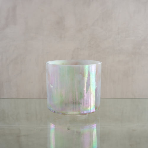 Crystal singing bowl 153261, upright view