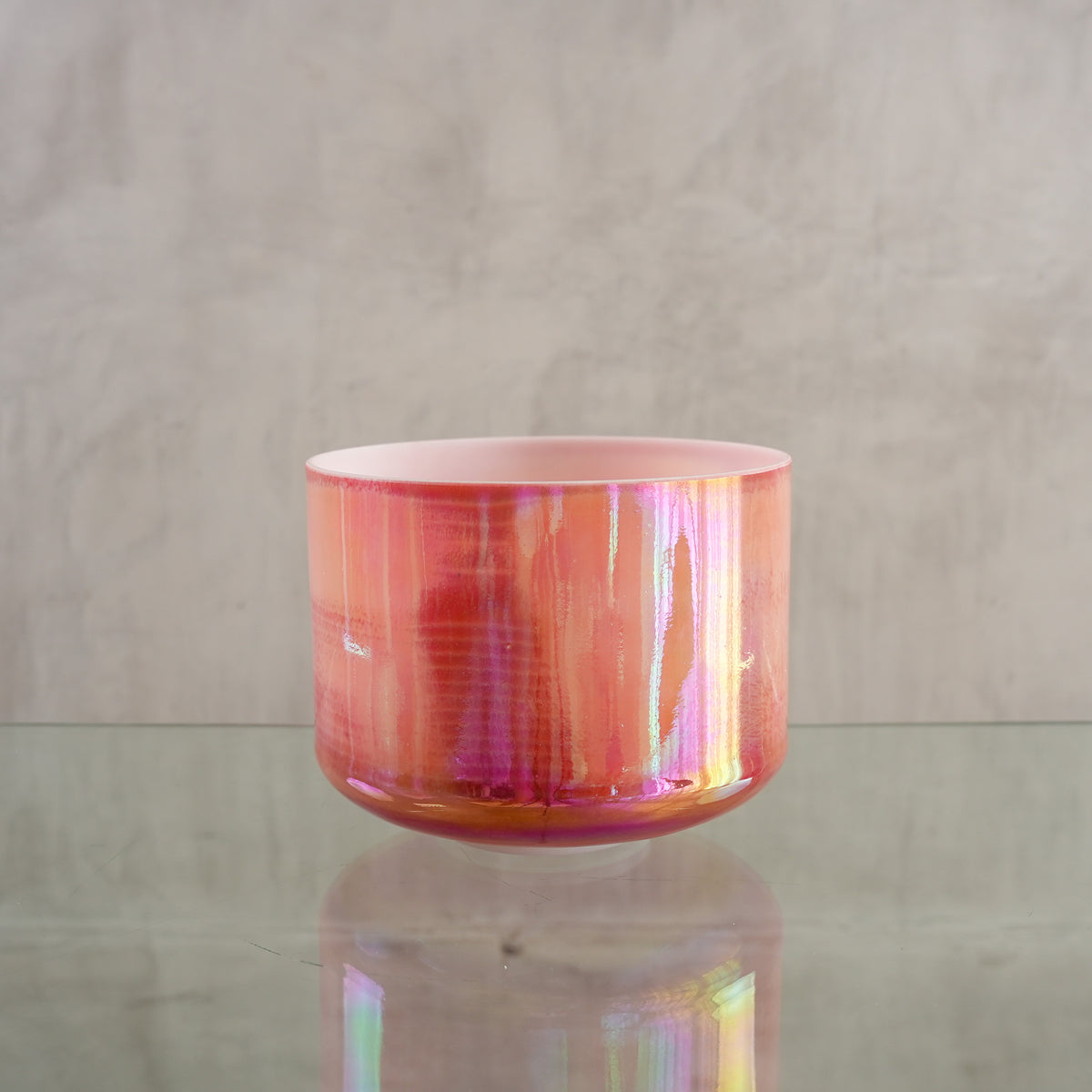 Crystal singing bowl 153441, alternate view