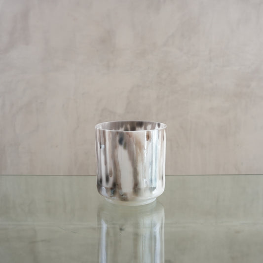 Crystal singing bowl 153653, upright view