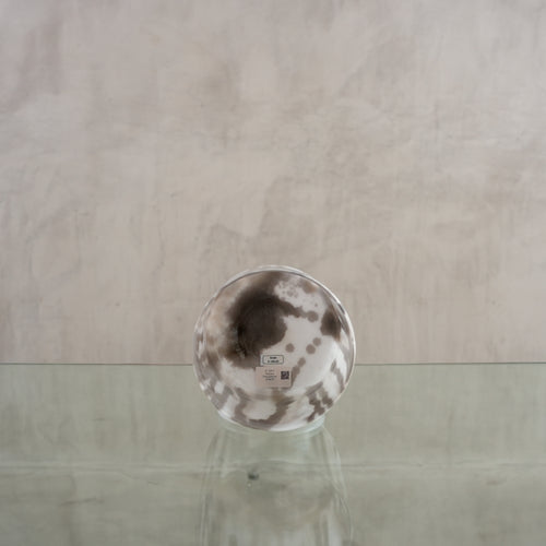 Crystal singing bowl 153653, facing view