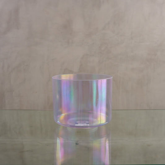 Crystal singing bowl 156447, upright view