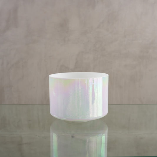 Crystal singing bowl 157288, upright view