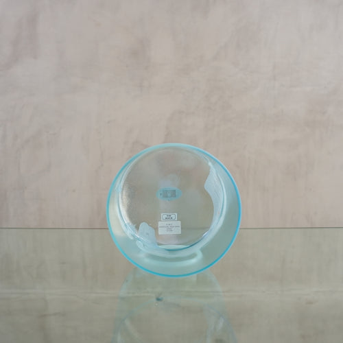 Crystal singing bowl 157550, facing view