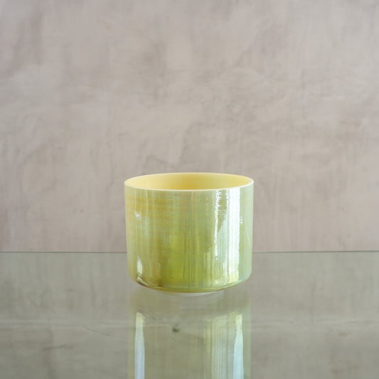 Crystal singing bowl 158096, upright view