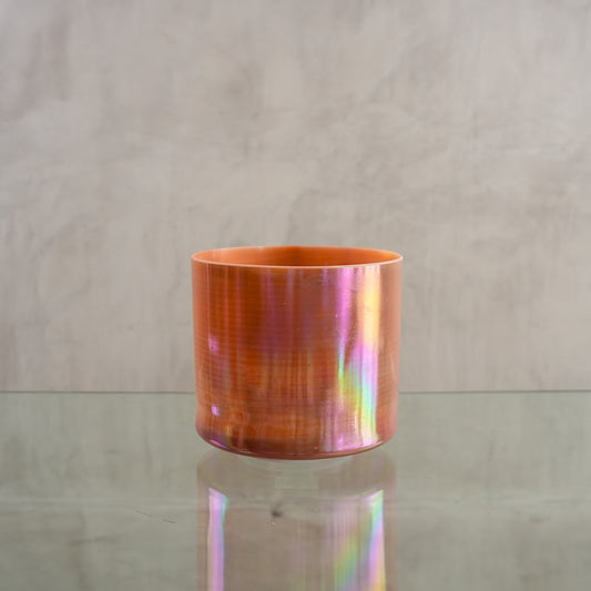 Crystal singing bowl 158178, upright view