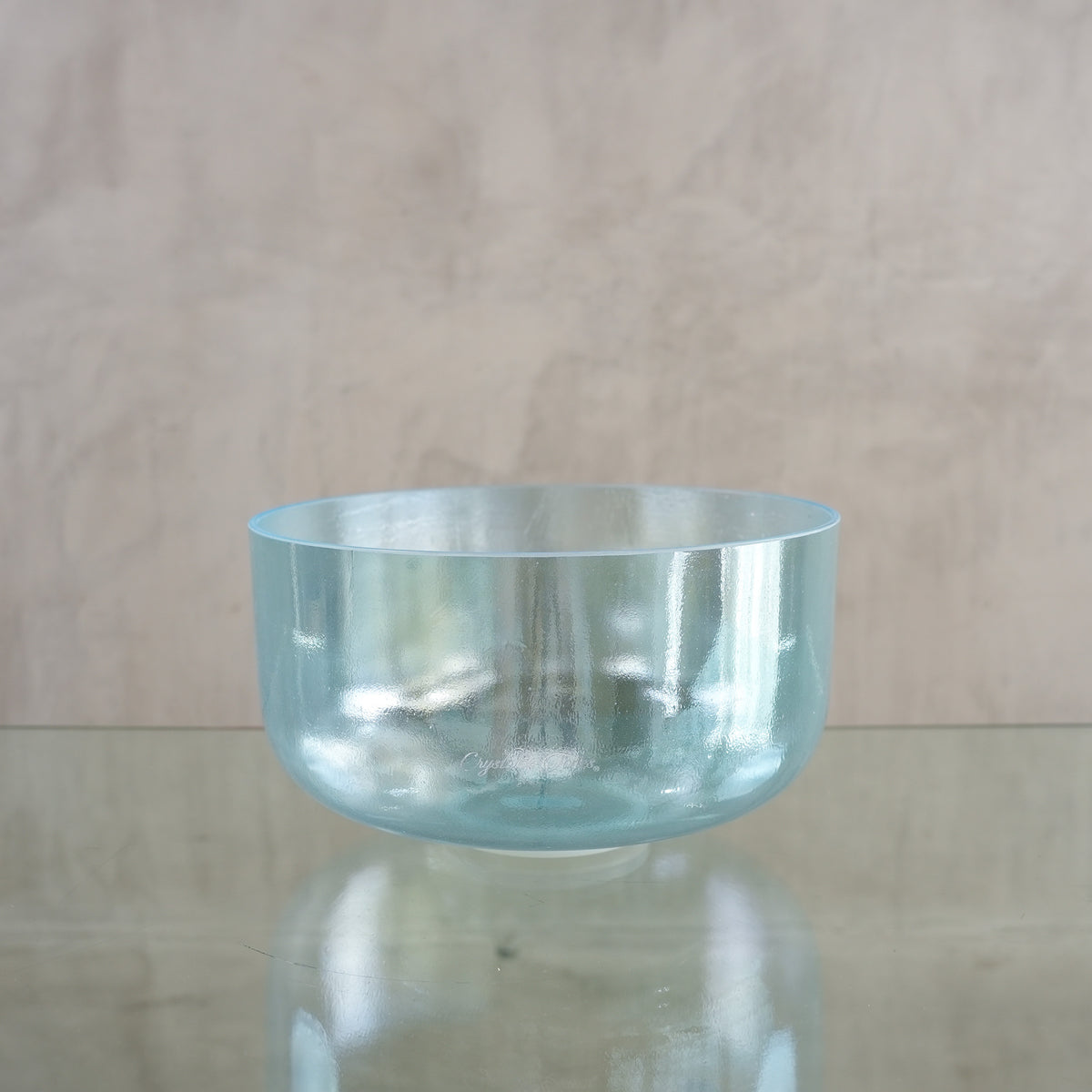 Crystal singing bowl 158441, alternate view