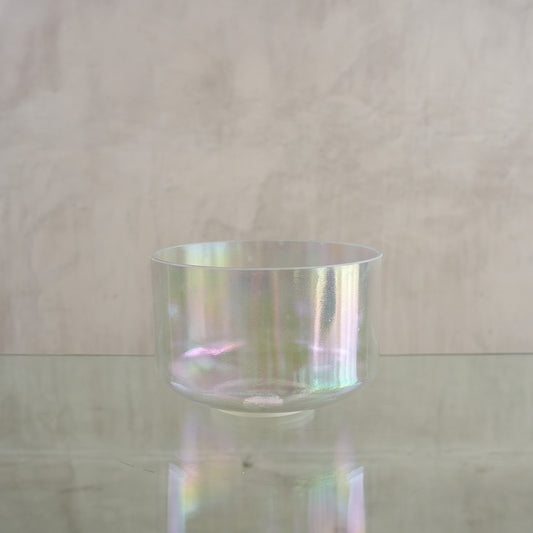 Crystal singing bowl 158964, upright view