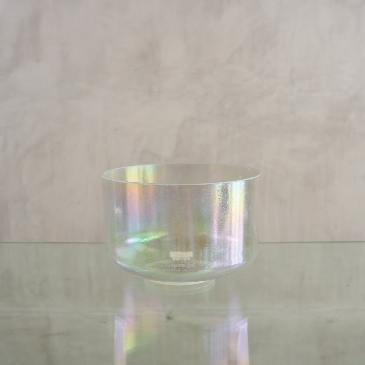 Crystal singing bowl 158964, alternate view