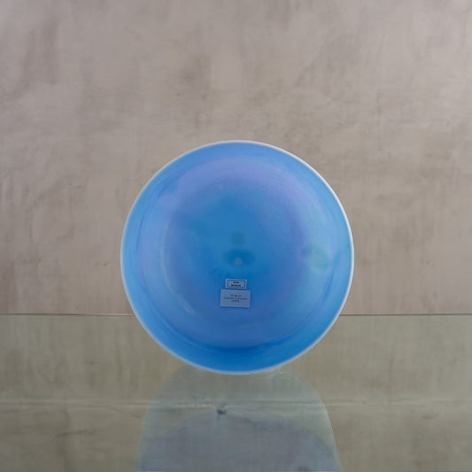 Crystal singing bowl 158998, facing view