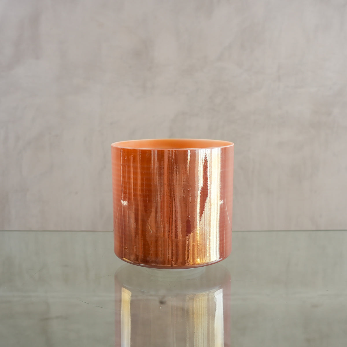 Crystal singing bowl 159349, upright view