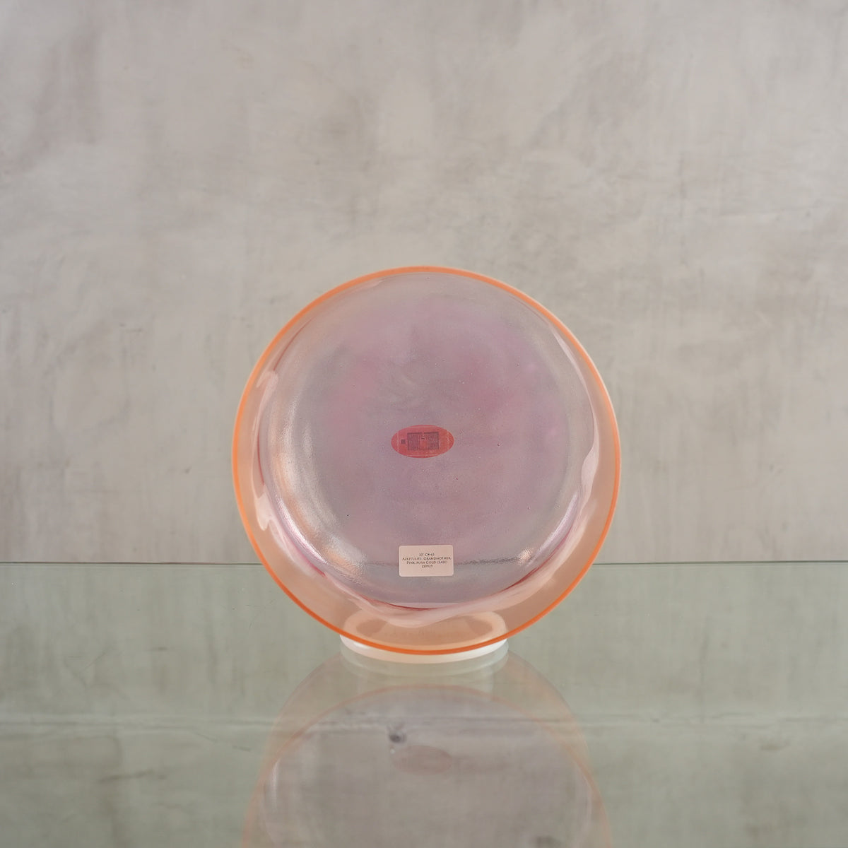 Crystal singing bowl 159919, facing view