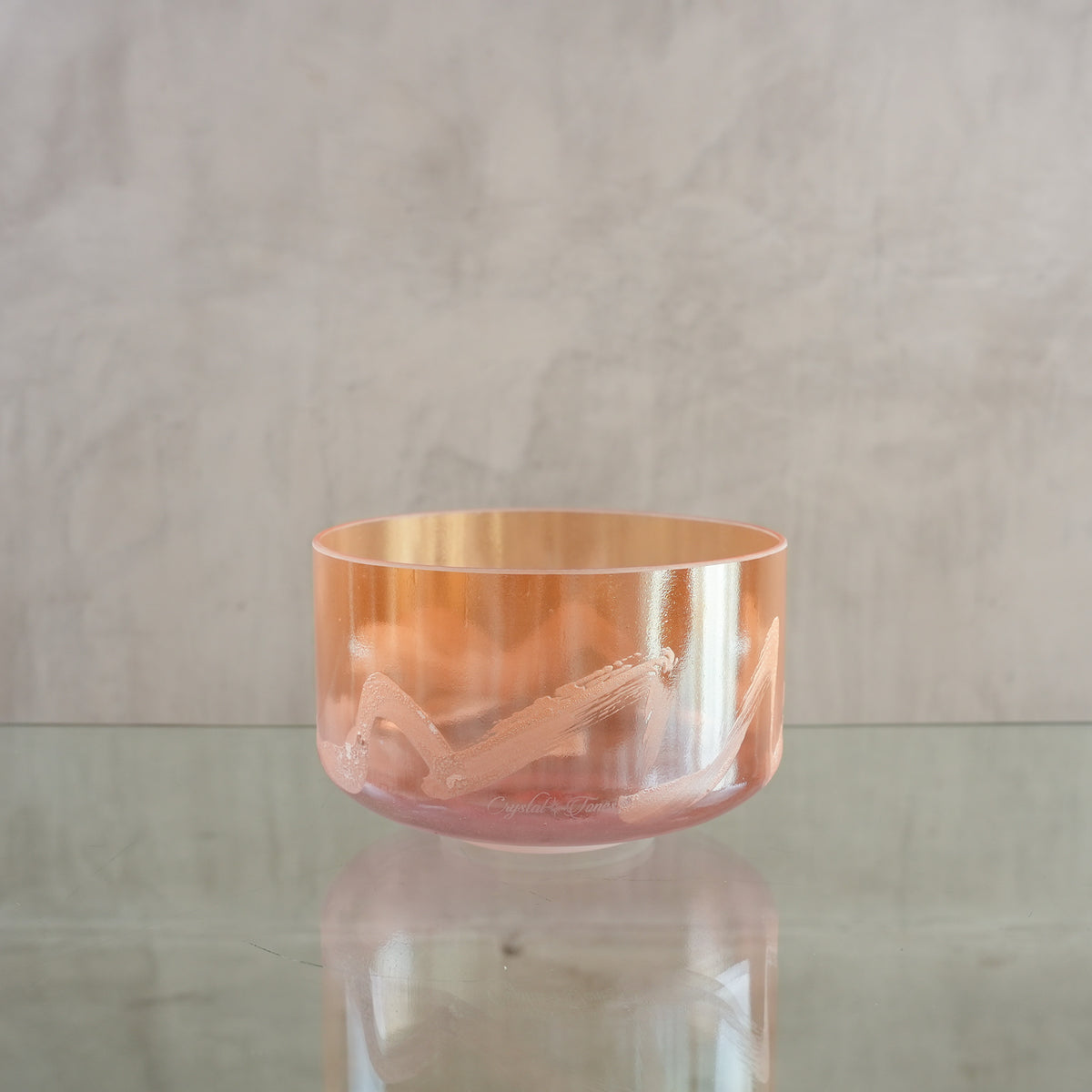 Crystal singing bowl 159919, alternate view
