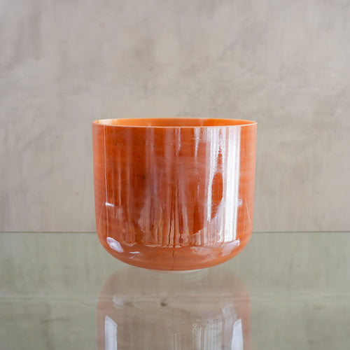 Crystal singing bowl 160105, alternate view