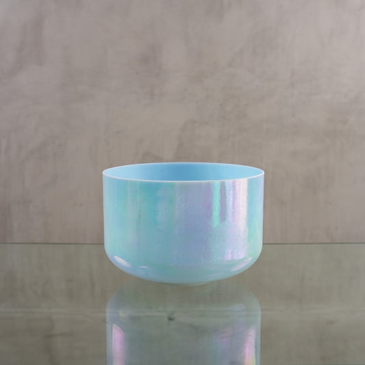 Crystal singing bowl 160153, upright view