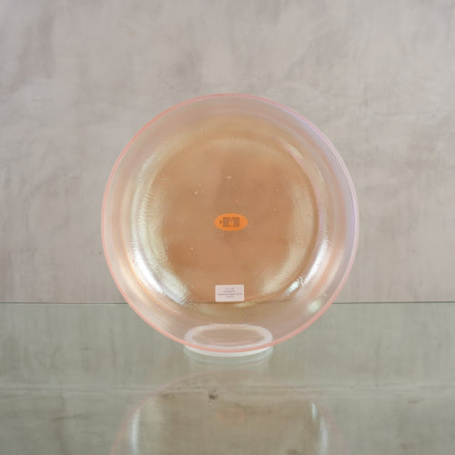 Crystal singing bowl 160991, facing view