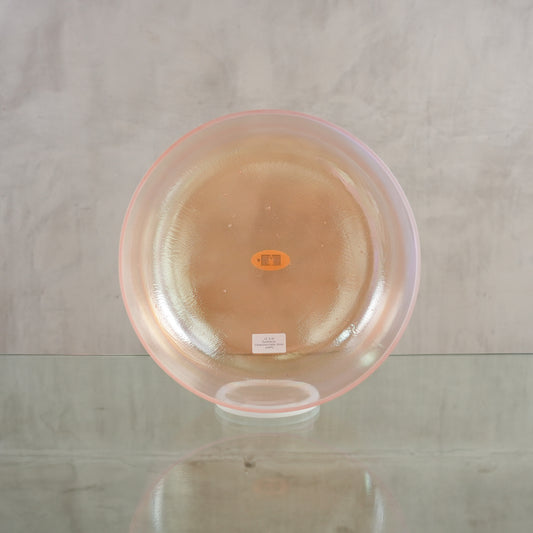 Crystal singing bowl 160991, facing view