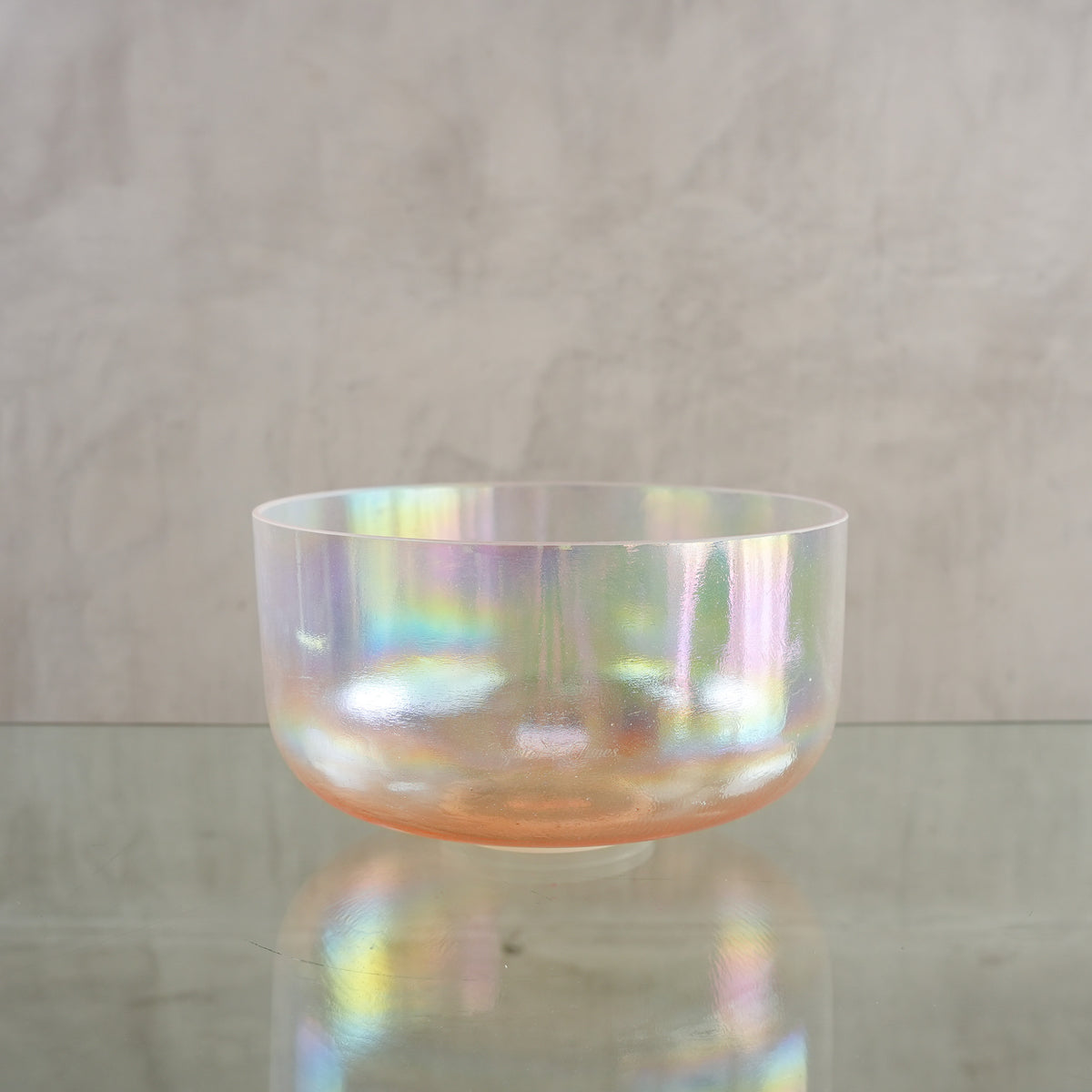 Crystal singing bowl 160991, alternate view