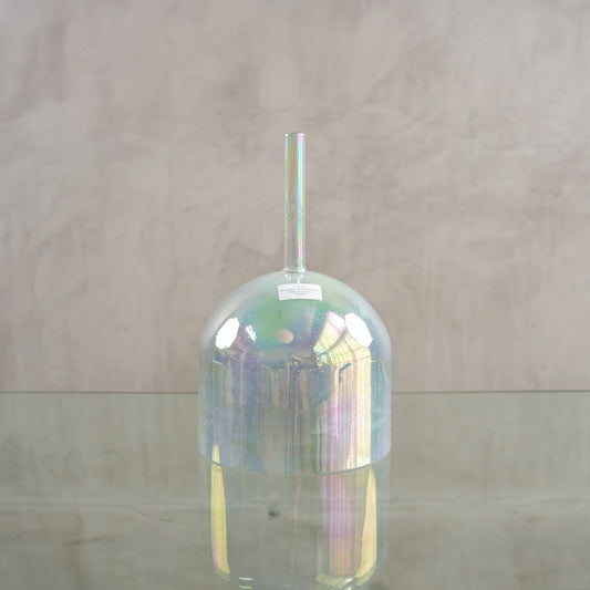 Crystal singing bowl 161557, upright view