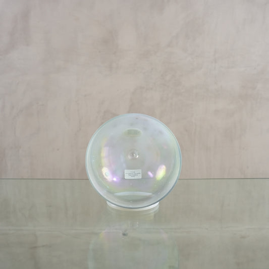 Crystal singing bowl 161557, facing view