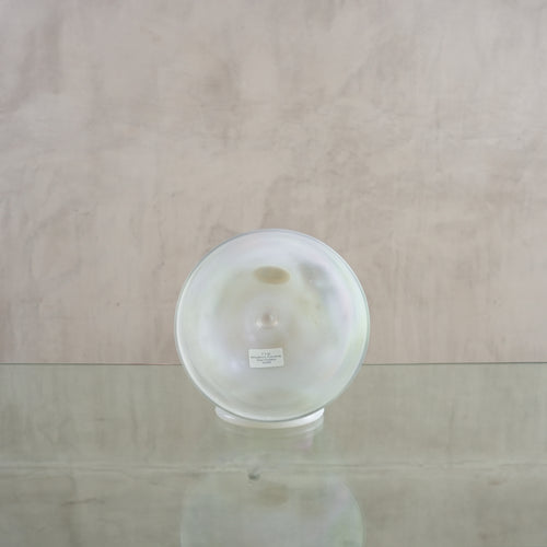 Crystal singing bowl 161559, facing view
