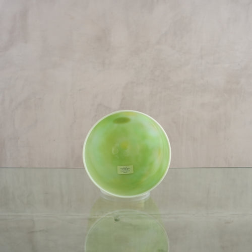 Crystal singing bowl 162499, facing view