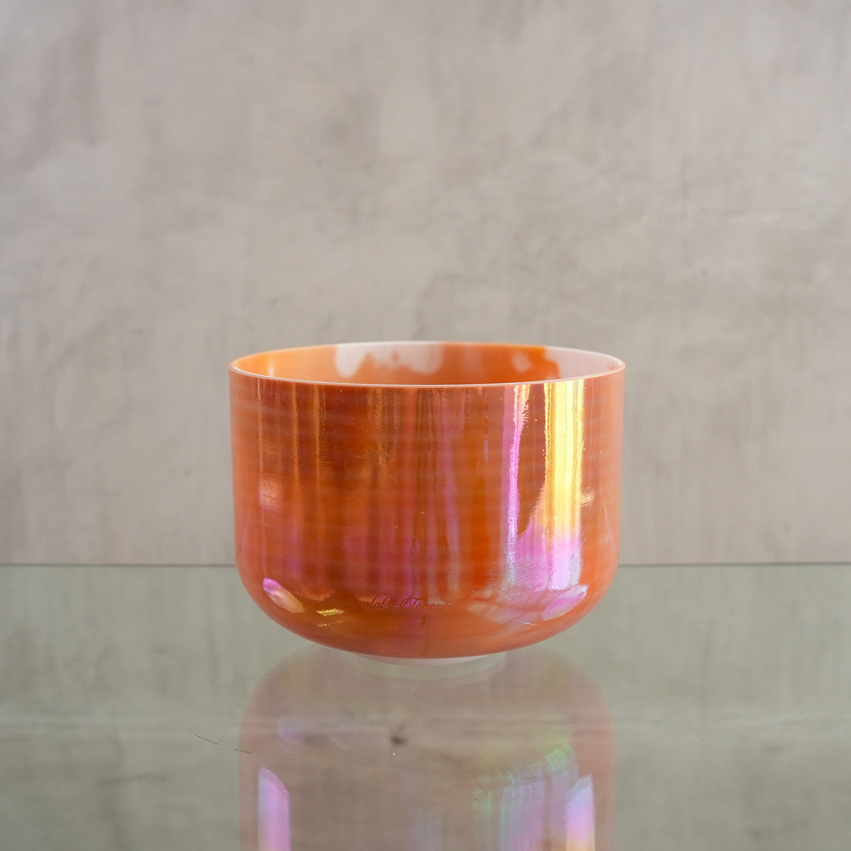 Crystal singing bowl 162553, alternate view