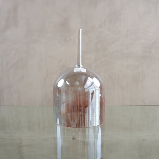 Crystal singing bowl 162598, upright view