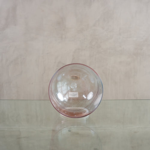 Crystal singing bowl 162598, facing view