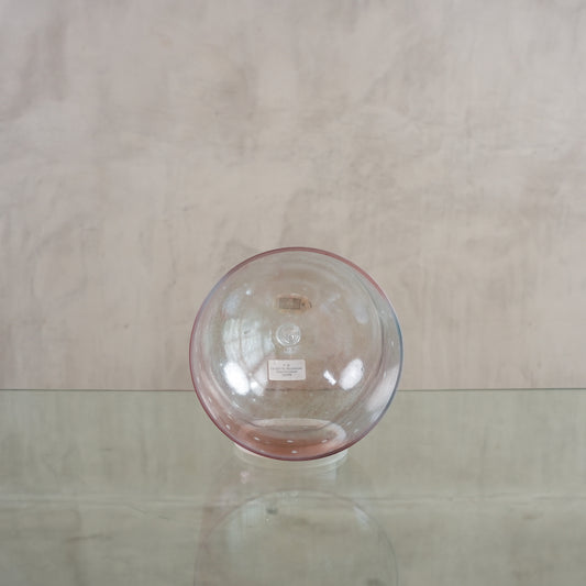 Crystal singing bowl 162598, facing view